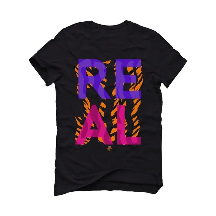 Air Jordan 4 Retro Rush Violet Black T-Shirt (Stay Real)