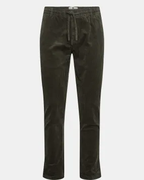 AKJAMES ELASTIC CORD PANTS - Forest night