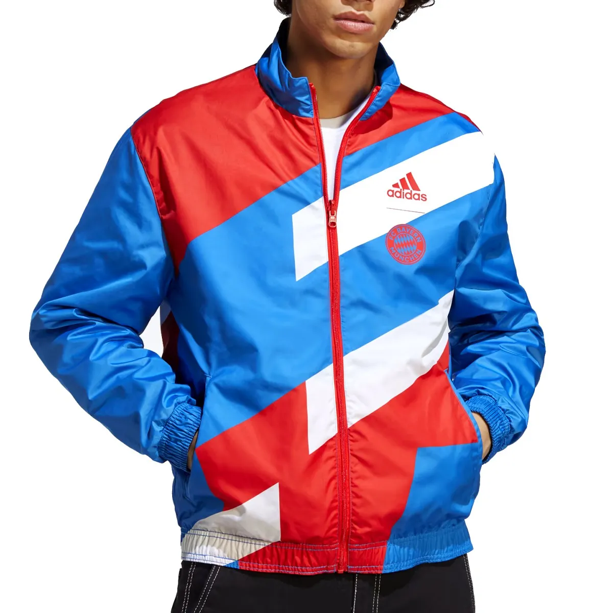 Bayern Munich pre-match presentation Soccer tracksuit 2023 - Adidas