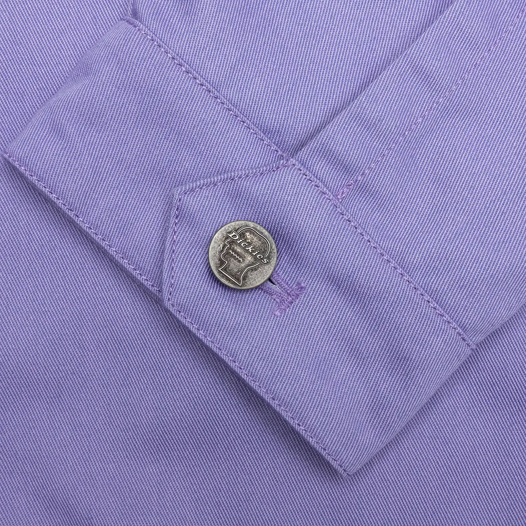 Brain Dead x Dickies Garment Dyed Eisenhower Jacket - Lavender Violet