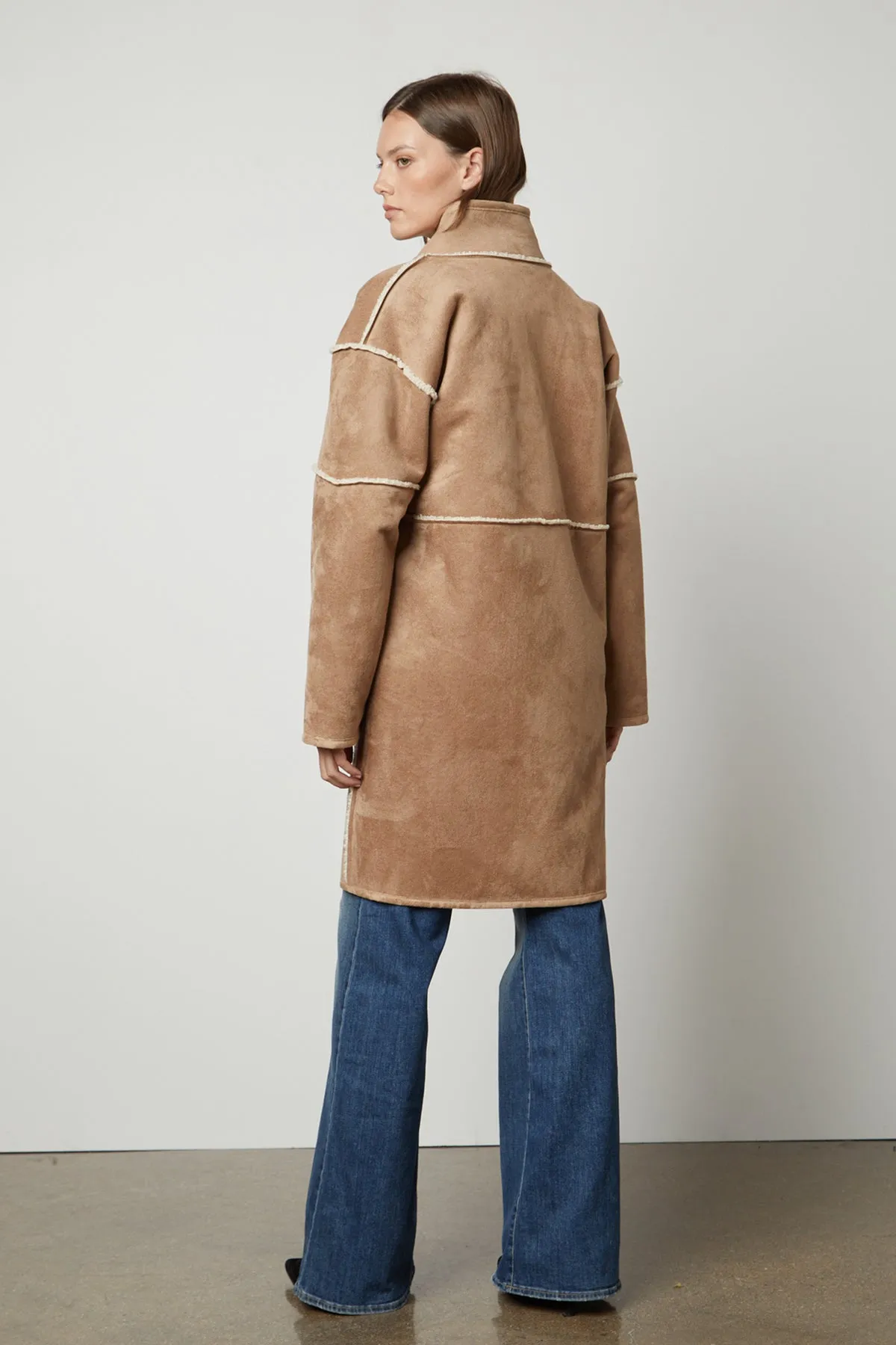 CARA LUX SHERPA REVERSIBLE JACKET