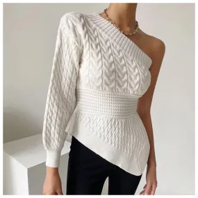 Clepa One shoulder sweater