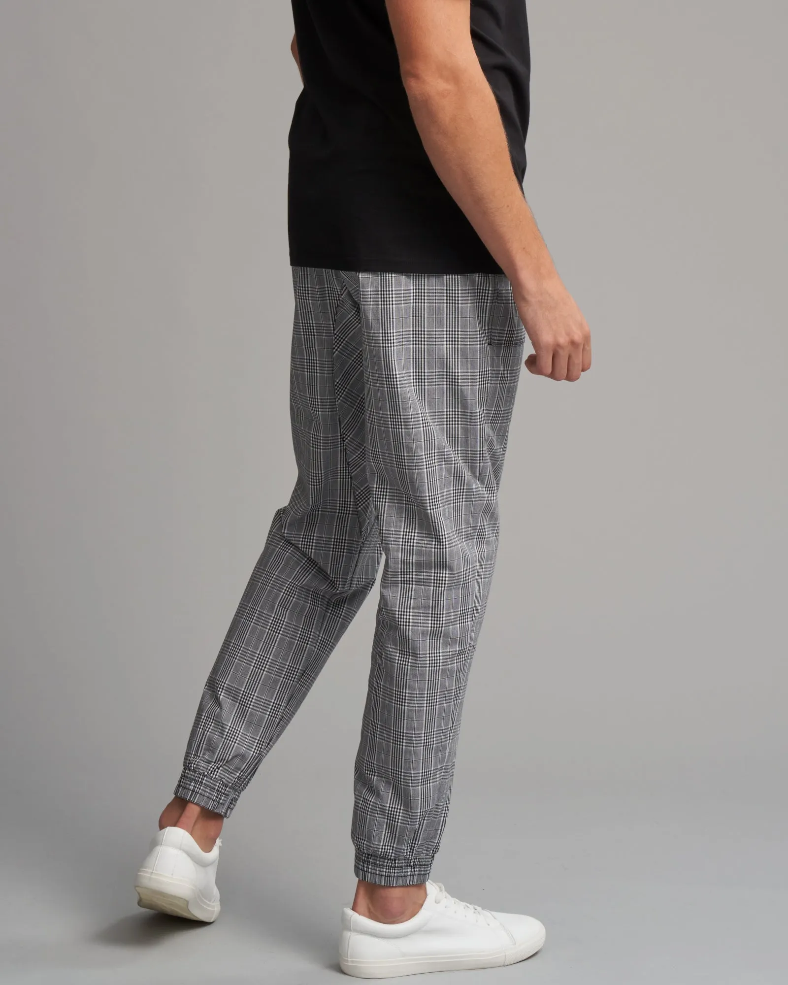 COTTON PLAID FREELANCE JOGGER