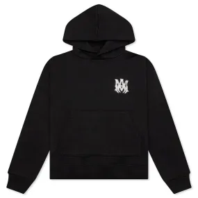 Crystal Embellished MA Hoodie - Black