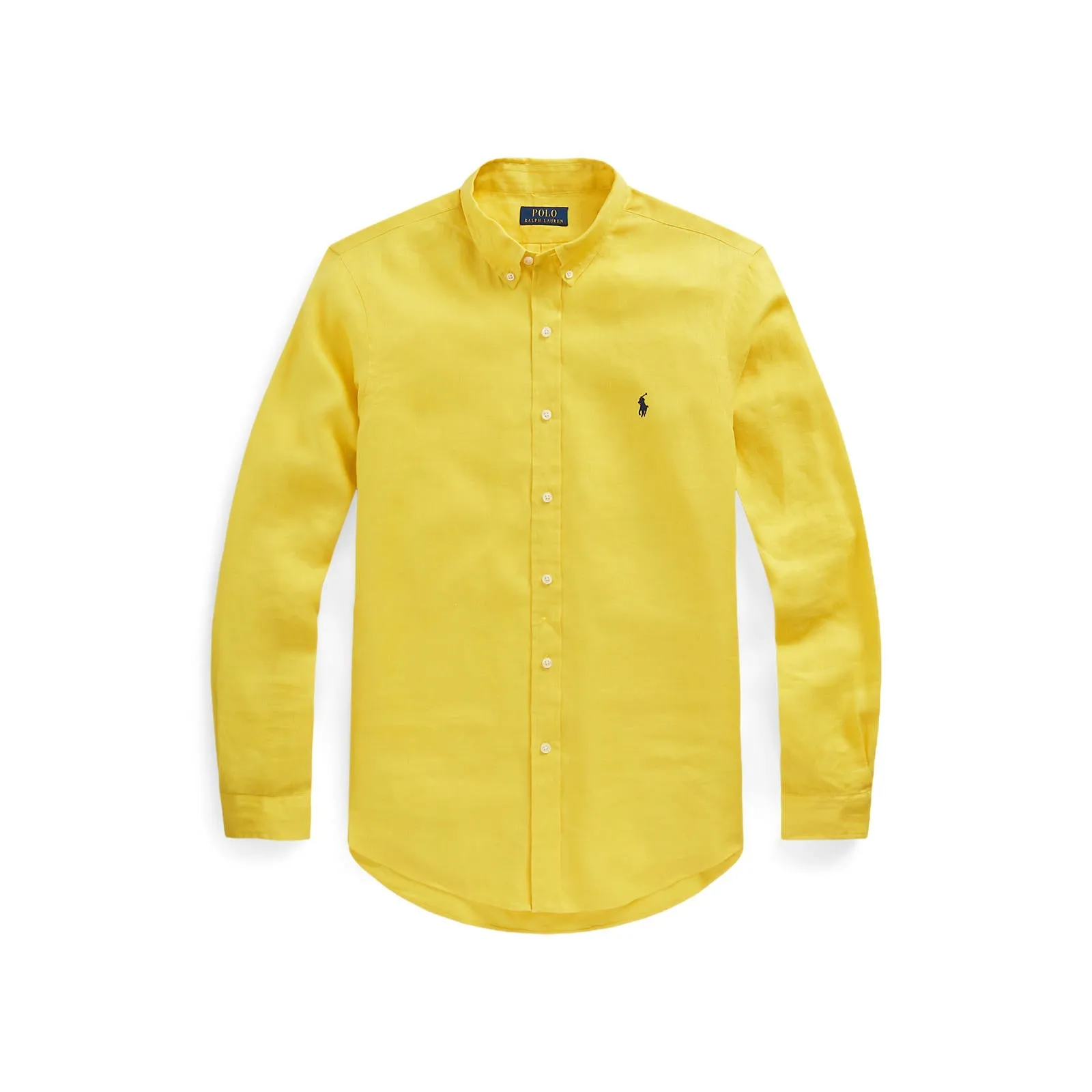 Custom Fit Linen Shirt - Lemon