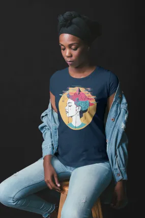 Damen T-Shirt mit Mental Health Motiv "Wirrwarr"