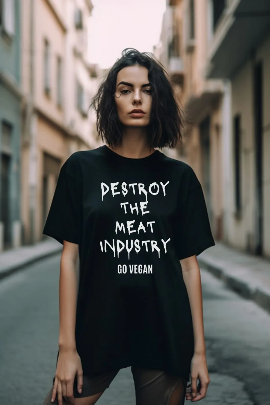 Destroy The Meat Industry Unisex Basic T-Shirt