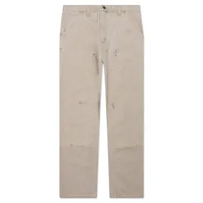 Double Knee Pant Faded - Dusty Brown