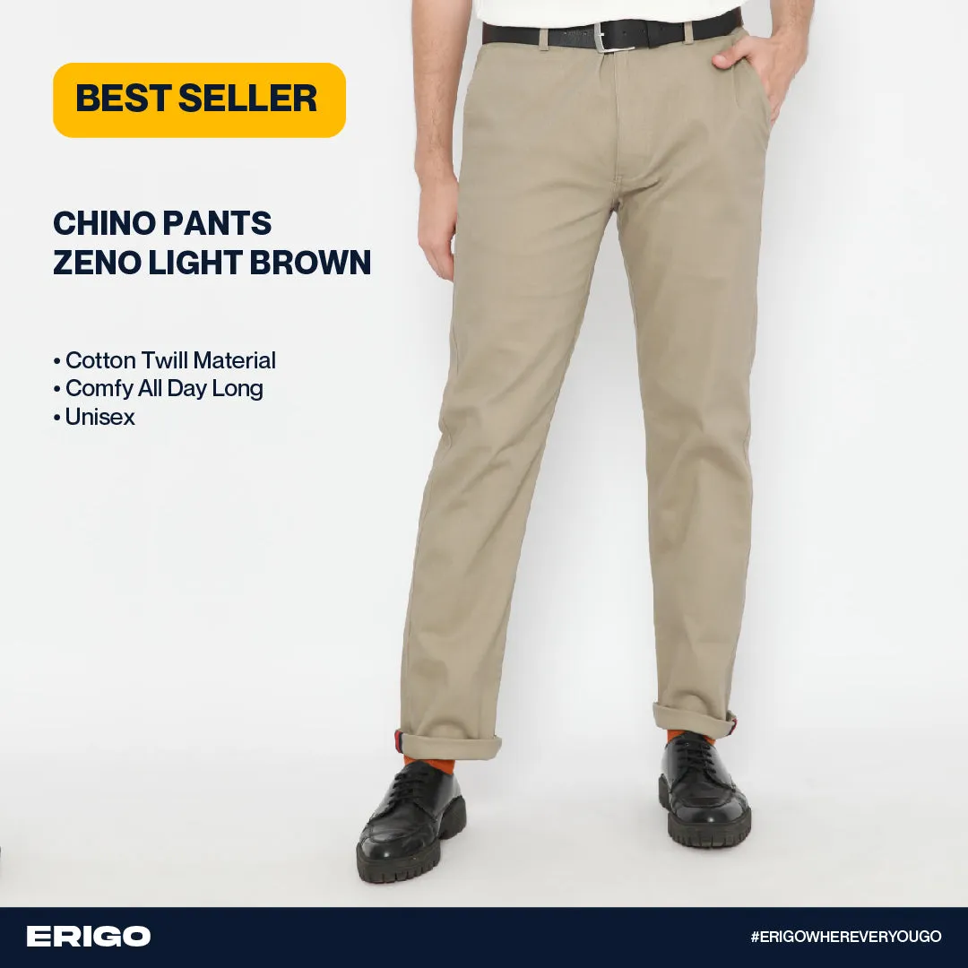 Erigo Chino Pants Zeno Light Brown