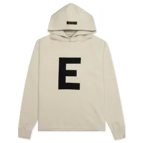 Essentials Kid's Big E Knit Hoodie - Wheat