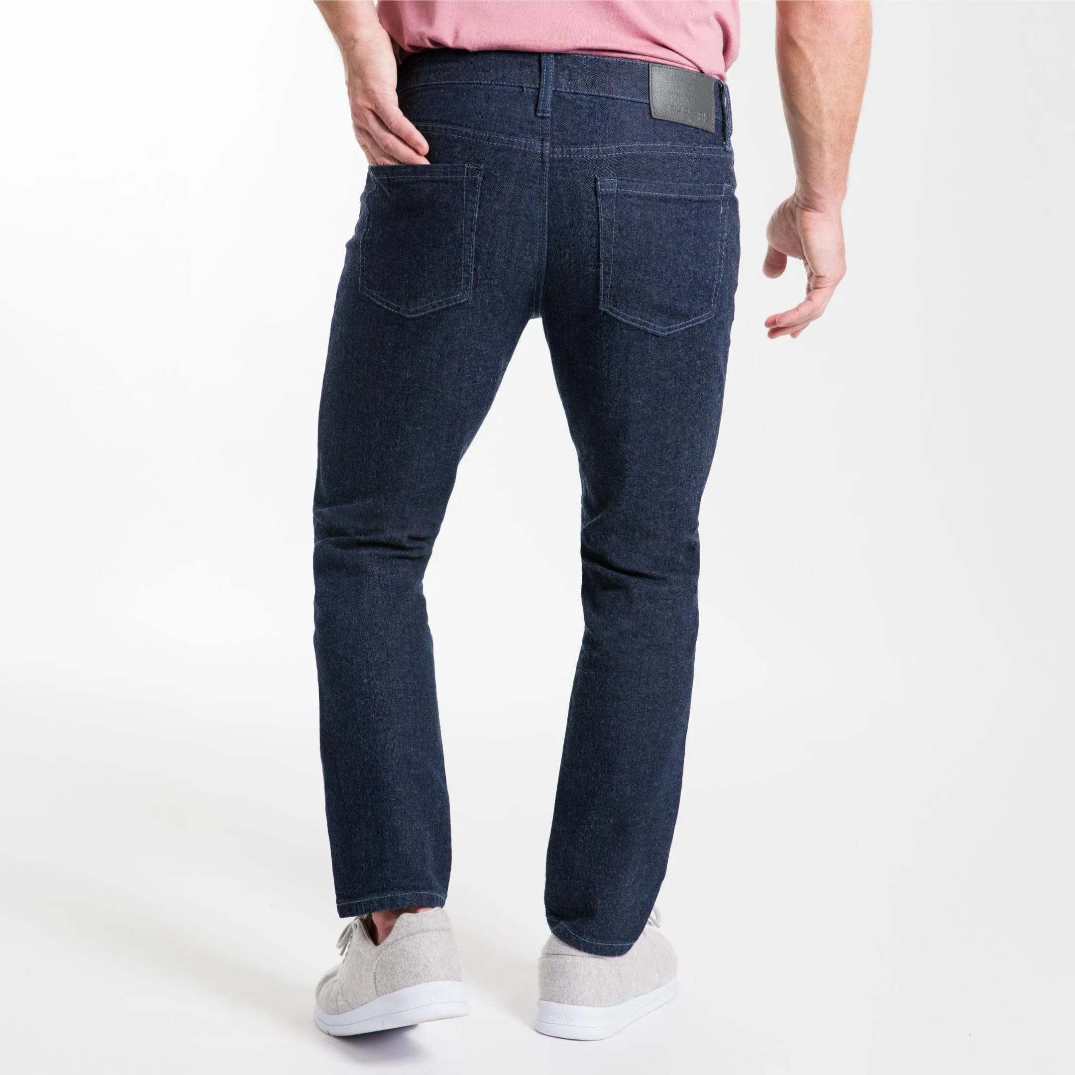 Faded Blue Wash Essential Jeans