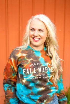 Fall Tie-Dye {FALL MARKET} Pumpkins Sweatshirt