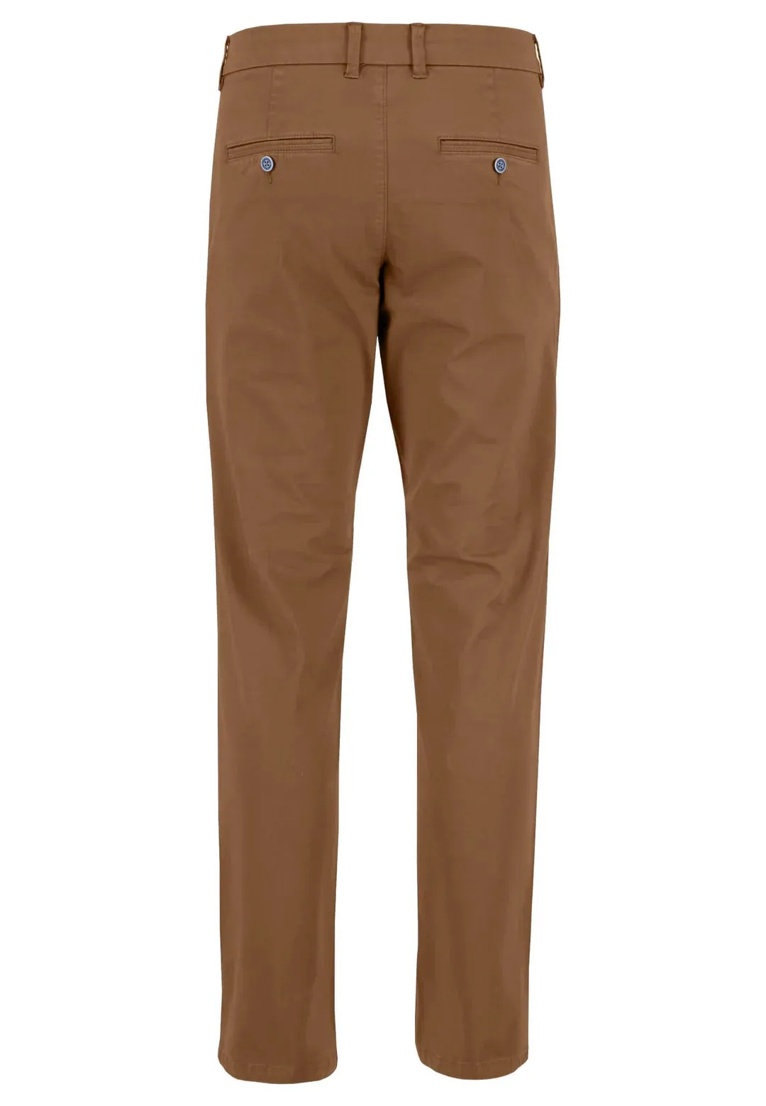 Fynch Hatton MODERN-FIT CHINO PANTS - Coffee