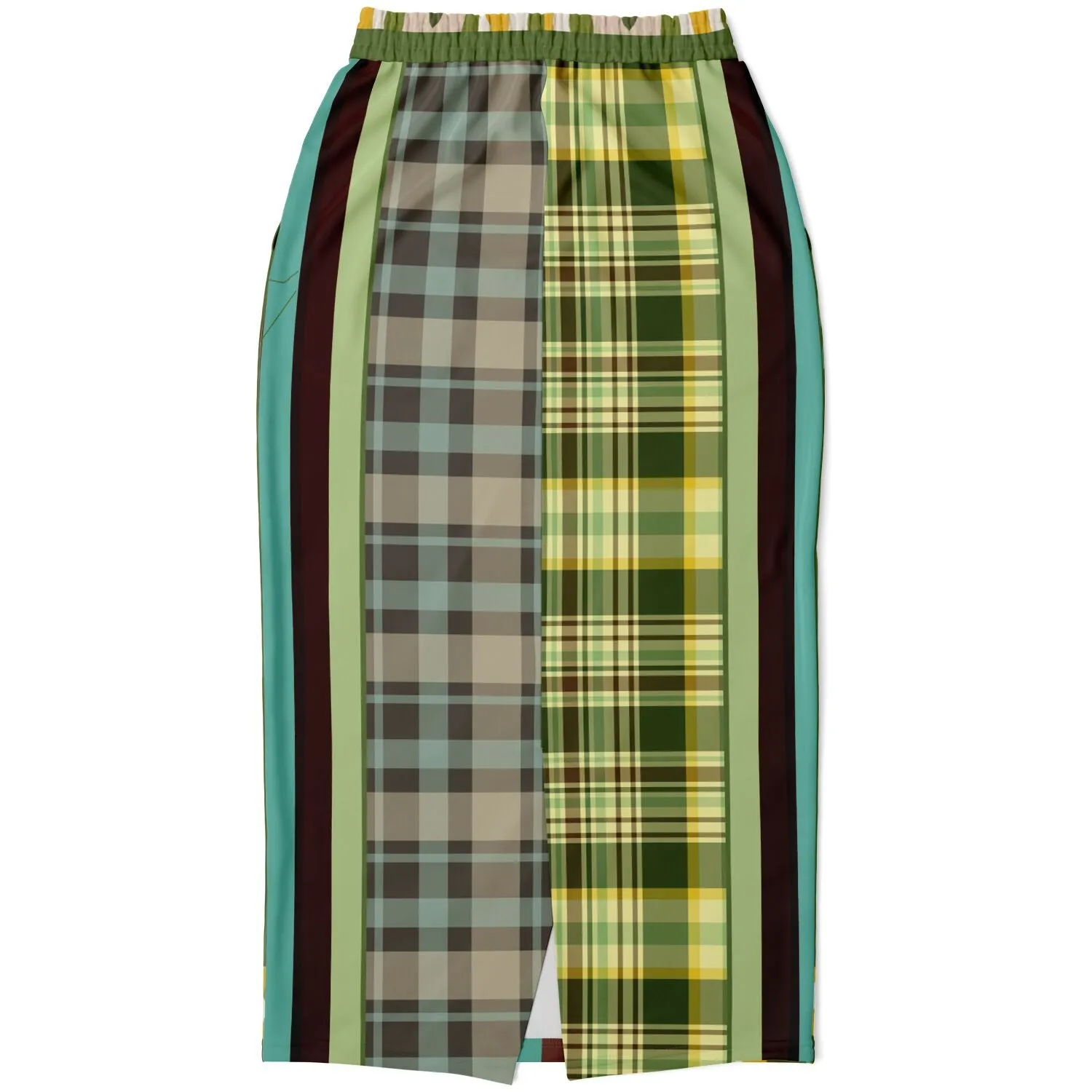 Green Caravan Eco-Poly Long Pocket Skirt