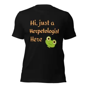 Herpetologist Unisex t-shirt