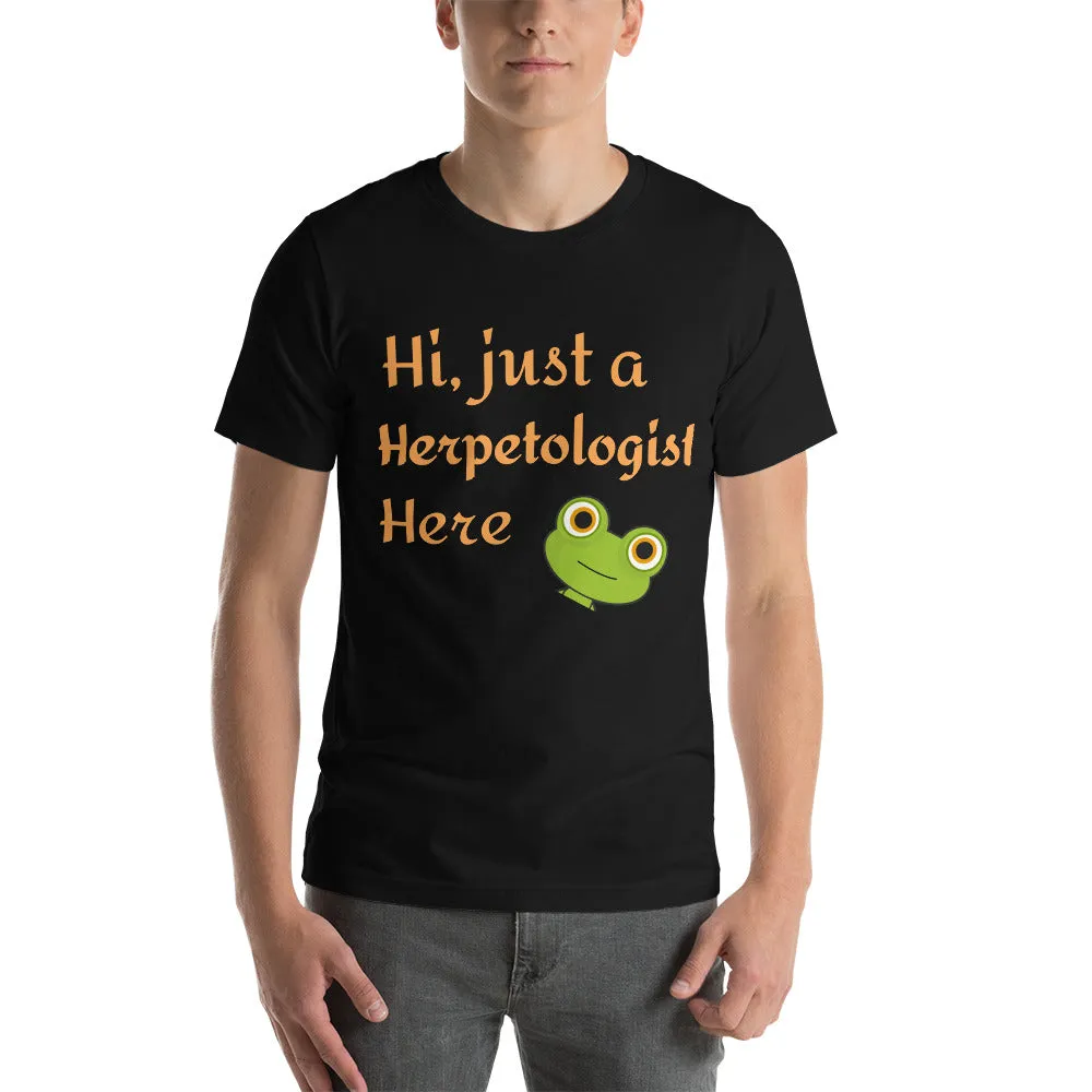 Herpetologist Unisex t-shirt