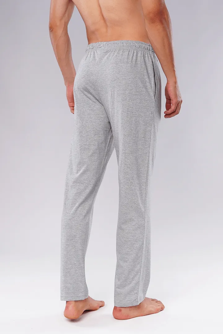 Jersey Pajamas - Heather Grey & Black Pack Of 2