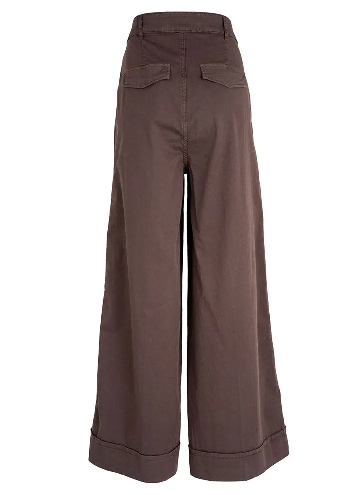 La Rouge Hanne Wide Pants - Brown