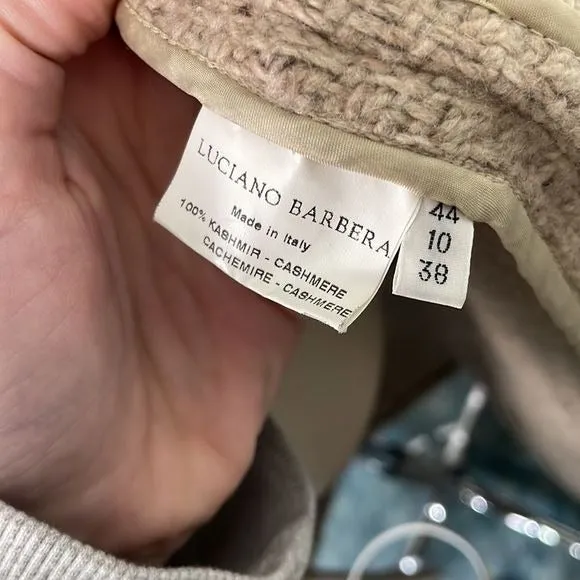 LucianoBarberaFull Length Cashmere Coat