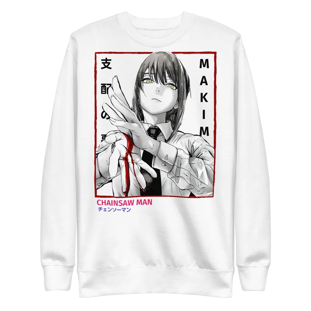 Makima Crewneck Sweatshirt Chainsaw Man