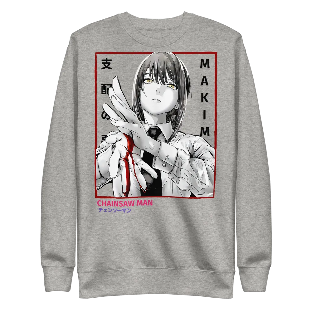 Makima Crewneck Sweatshirt Chainsaw Man