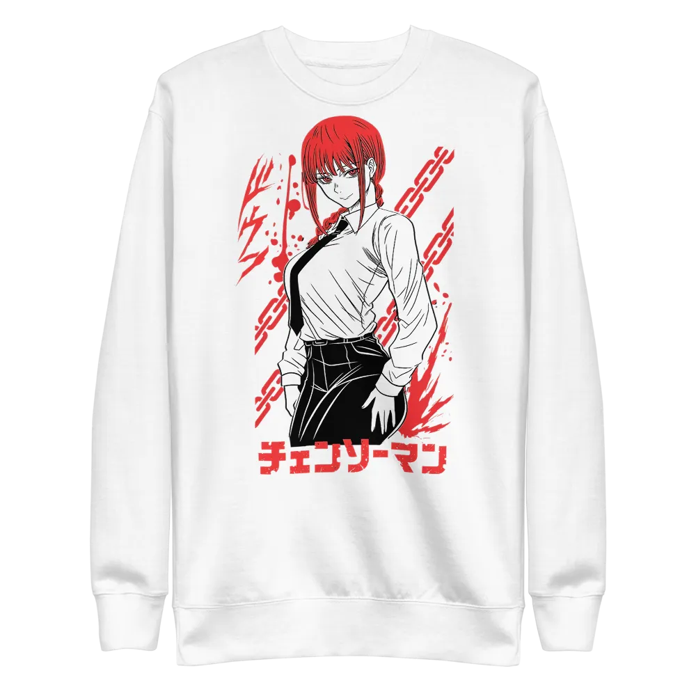 Makima Crewneck Sweatshirt Chainsaw Man