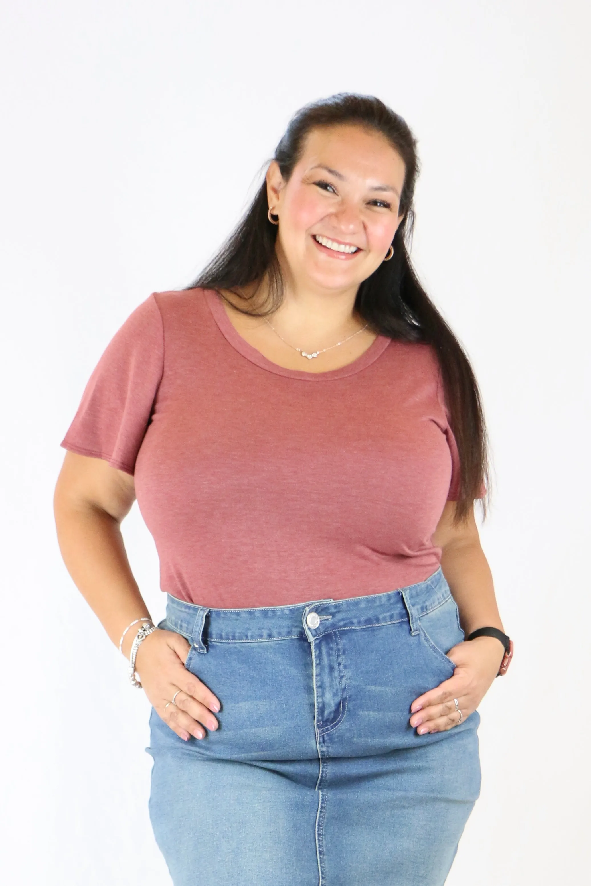 Marcie Top - Rose