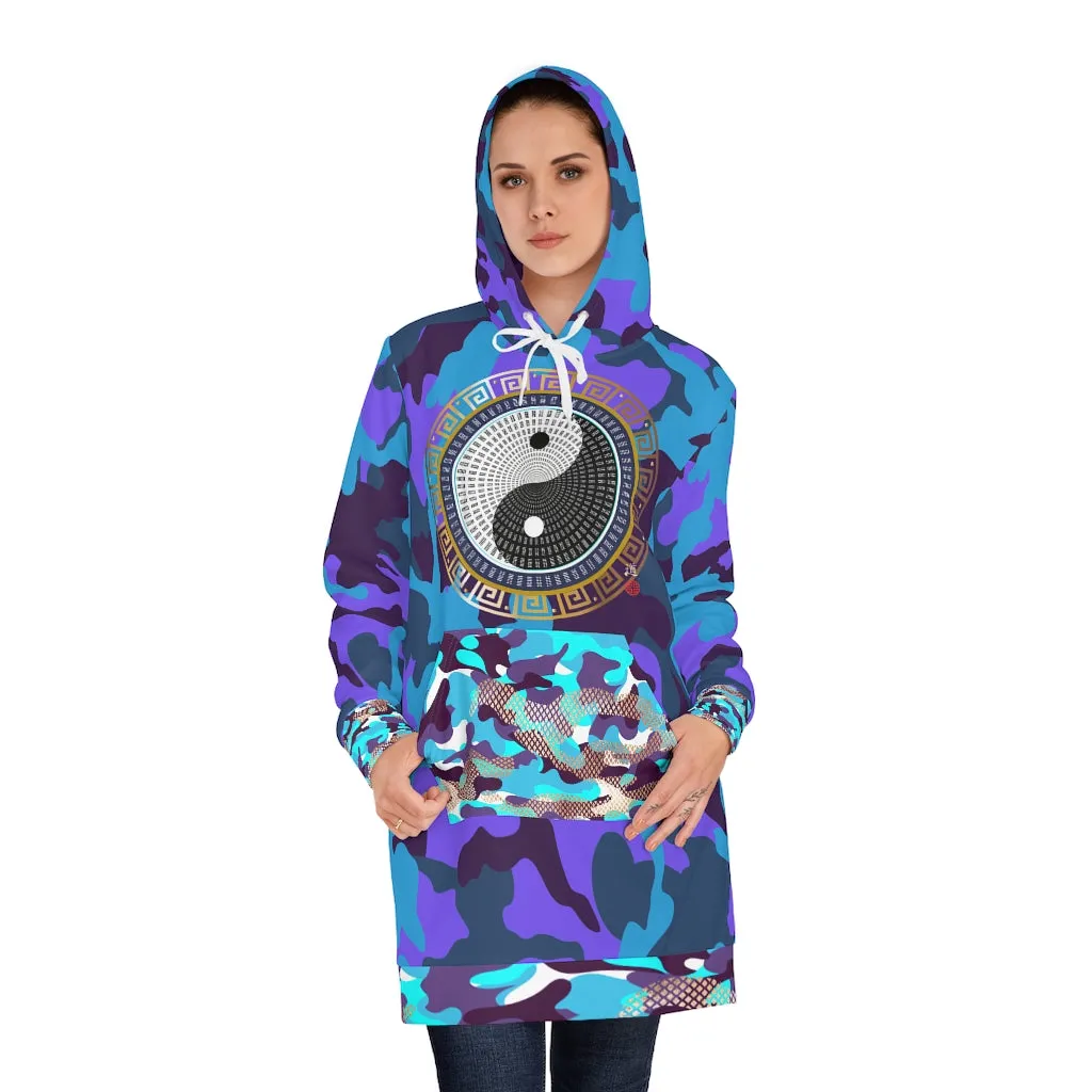 Marina Camouflage (YinYang) Hoodie Dress