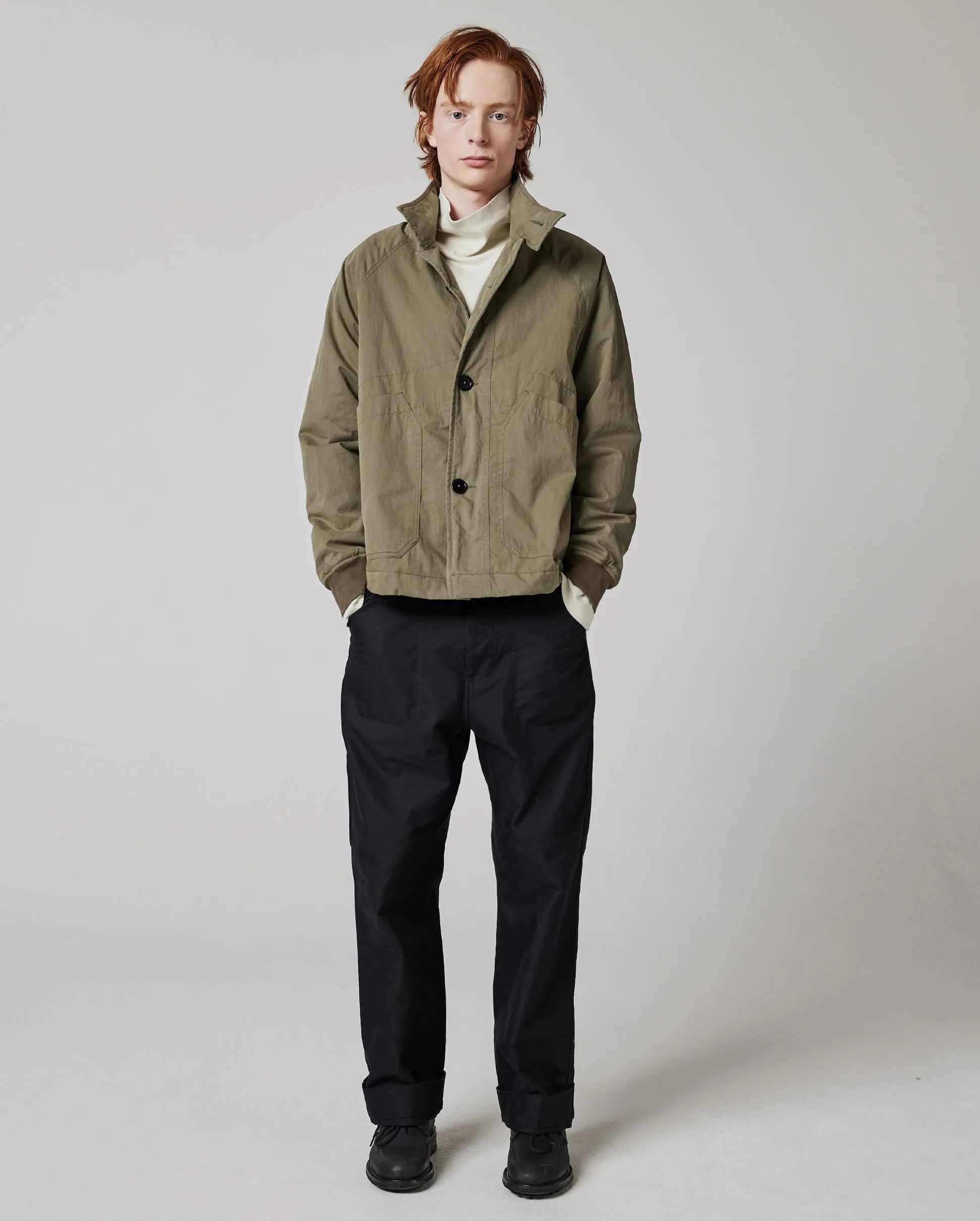 MHL PADDED WORKER JACKET / PALE KHAKI