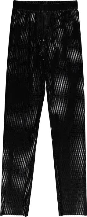 Mineral Pant, Perforated Black