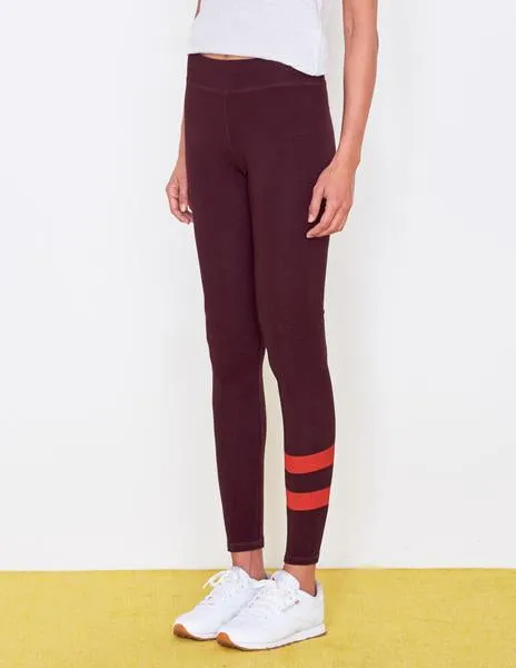 Sundry Stripes Legging Yoga Pant Cacao