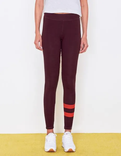 Sundry Stripes Legging Yoga Pant Cacao