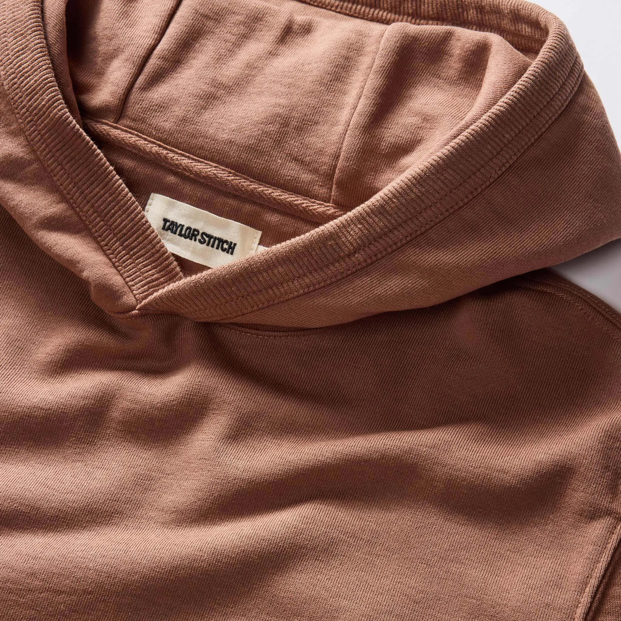 The Cotton Hemp Hoodie in Faded Brick