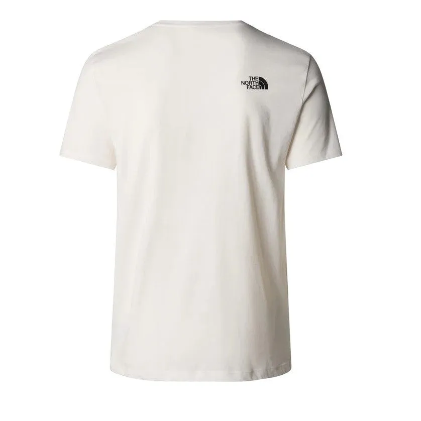 The North Face men's short sleeve t-shirt Foundation Coordinates NF0A882ZV3L white