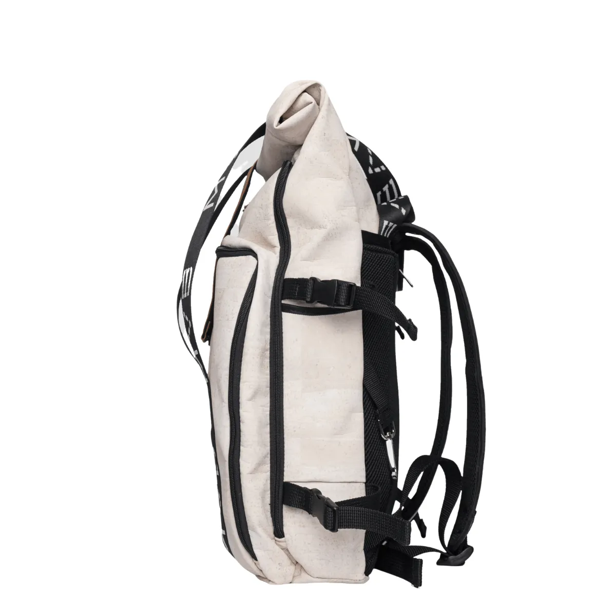 Xplorer Vegan Cork & PET Travel Backpack | White